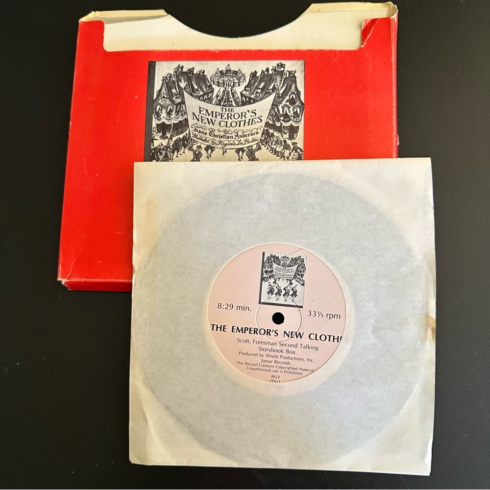 ⭐️ The Emperor's New Clothes Vintage Vinyl Record 33 1/3